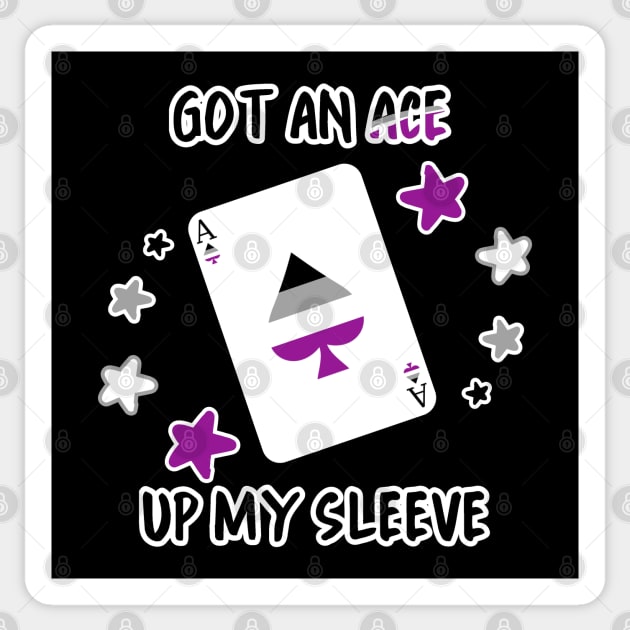 Got an Ace Up My Sleeve Sticker by Brewing_Personalitea